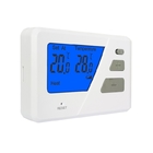 Flame Retardance ABS RF Room Non-programmable Thermostat With Heat / Off / Cool Switch