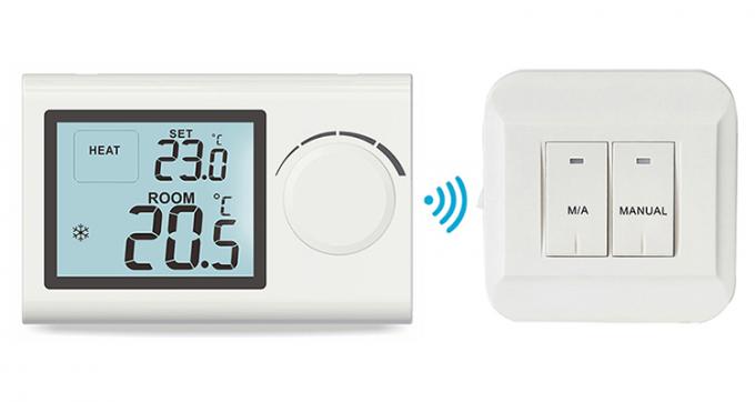 LCD het Scherm Elektronische het Verwarmen Vloer die Draadloze Zaal Thermostaat verwarmen