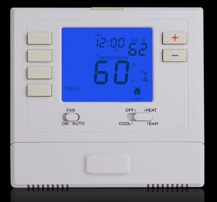 Programmeerbare het verwarmen Getelegrafeerde Zaal Thermostaat 2 Hitte 1 koelt voor Airconditioner