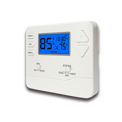 Non-Programmable Thermostat 1 Heat 1 Cool HP/AC STN605 7 Day Programmable With White Backlight