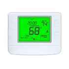 24V White Digital Room Thermostat, Heating and cooling Adjustment Programmable Temperature Thermostat