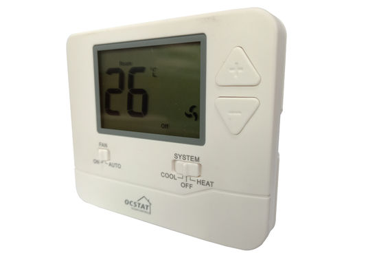 24V Non Programmable Thermostat With 1 Heat / 1 Cool Stages OEM / ODM