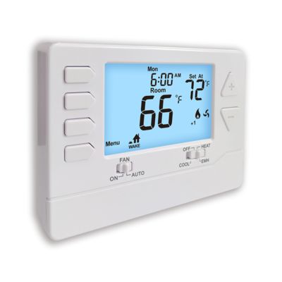 Riseem Conventional or Heat Pump 7 Day Programmable Thermostat has You Covered for Optimal Temperature Control
