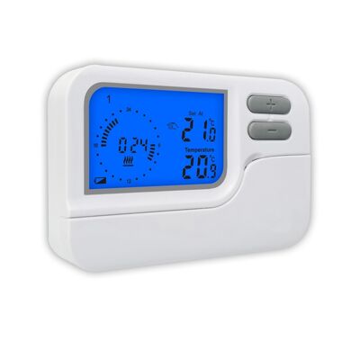 Dimensions of Receiver 86 X 86 X 26 Mm Wireless PTAC Thermostat 7 Day Programmable Compatible with Multiple HVAC Systems