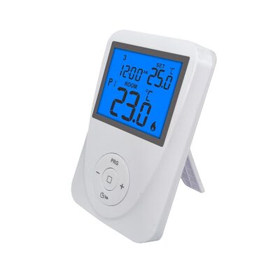 Temperature Ranges 0°C to 40°C in 0.1°C Increments WIFI Smart RF Programamble Thermostat Featuring 2x AAA 1.5V Lithium Battery Ideal for Energy HVAC Systems