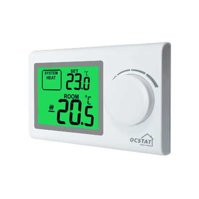 6W Consumption Non-programmable Thermostat Constructed with Anti-flammable PC ABS Material Providing Temperature Control