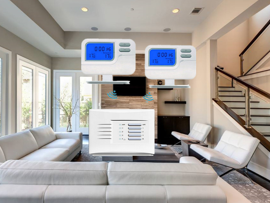 Riseem Energy Saving RF Room Programmable Thermostat For Heating And Cooling 1 To 4