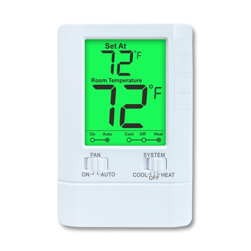 Compressor Delay Protection 5 Minutes Wired Temperature Controller simple thermostat Providing Physical Dimensions 86mm W 125mm H 27mm D For Refrigeration Control