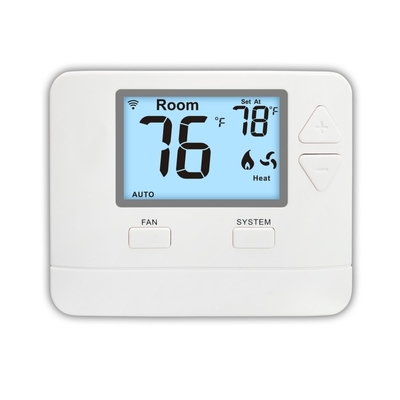 Riseem Airconditioner Smart WIFI Digitale thermostaat HVAC STN701W 24V Wit ABS