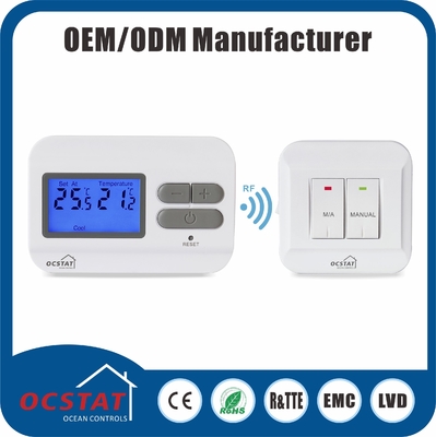 De digitale Thermostaat van de de Thermostaat868mhz Radiofrequentie van HVAC rf voor Airconditioningssysteem