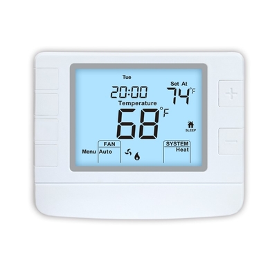 Riseem Verwarming en koeling Aanpassing LCD-display Digitale kamer 24V Thermostaat Menu aangedreven Programmeerbaar