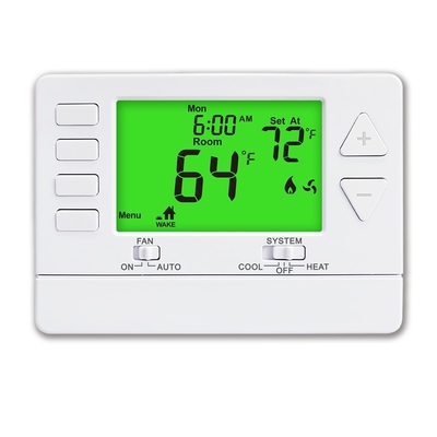 Riseem Blauwe LCD-achterlicht Digitale programmeerbare kamertermostaat voor HVAC-systeem