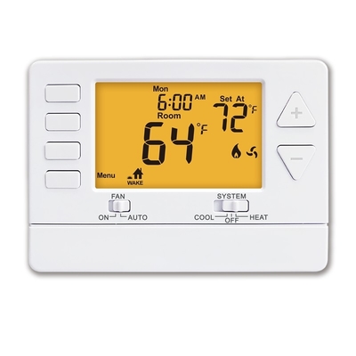 Eenstadium airconditioner Digitale temperatuurregelaar Verwarming Riseem thermostaat met batterij