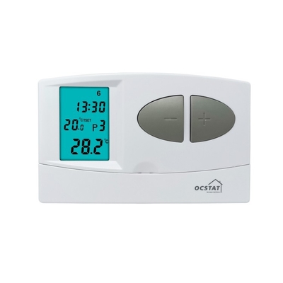 Riseem Wit Kleur 7 dagen Programmabele thermostaat, Digitale verwarming thermostaat