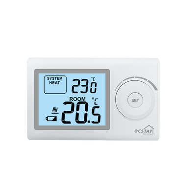 Riseem Digitale verwarming Batterij bediende kamer thermostaat met temperatuurregeling