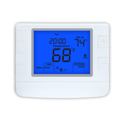 24VAC Ruimte OEM Smart Thermostat Digitaal Hotel Voor centrale verwarming