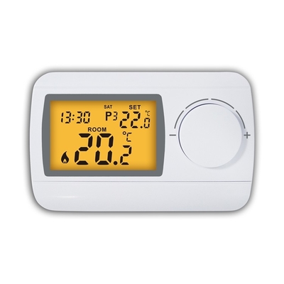 Riseem Slimme bedrade kamer programmeerbare thermostaat voor gasketel 5-35°C LCD digitaal scherm