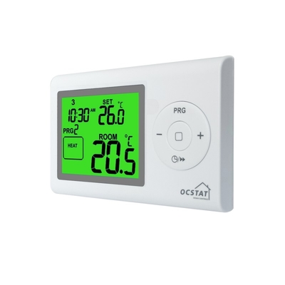 Riseem ABS Bedradingsruimte Home Programmable Boiler Thermostaat 50Hz HVAC Temperatuurcontrole
