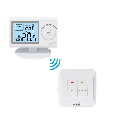 Het verwarmen van de Zaal van de Boilercontrole Rf Thermostaat voor Gasboiler, Eenvoudige Digitale Thermostaat