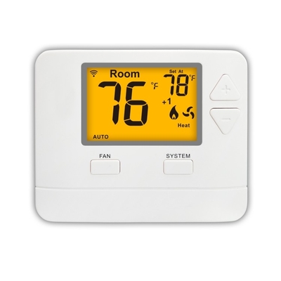 Riseem 24V Niet-programmeerbare TUYA-warmtepomp Smart Home Thermostaat STN721W Airconditioner WiFi Thermostaat Ac Met Alexa