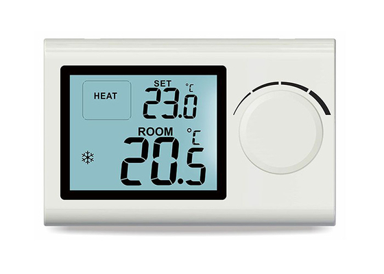 Digitale Slimme Ketelruimhvac Thermostaat met Wisselknop, de Macht van Lithiumbatterijen