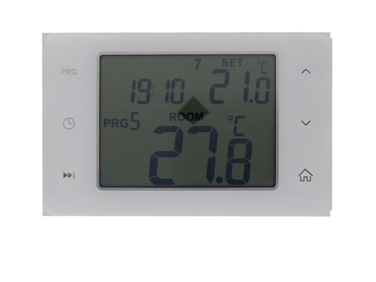 Duurzame prestaties Niet-programmeerbare Computerruimte Vloerverwarming Thermostaat met LCD-scherm