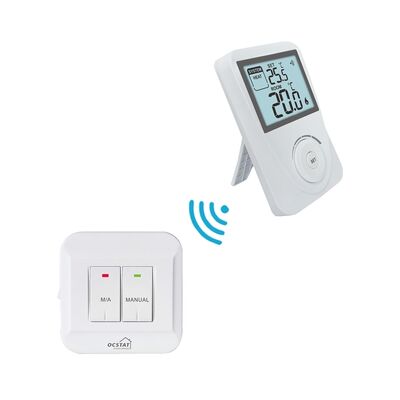 RF Simple Thermostat Draadloos niet-programmeerbaar thermostaat temperatuurregelsysteem met een gebruiksvriendelijke interface en HVAC-regeling