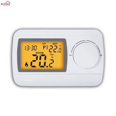 119 X 80 X 31 mm Kesselruimte 7 Dag Programmable Thermostat Wit Kleur 147g Lichtgewicht Temperatuursysteem voor industriële ketels
