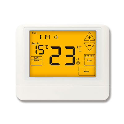 Grote LCD Verstelbare 24V WIFI Smart 7 Day Thermostat Terminals Aanduidingen RH biedt verbeterde temperatuurregeling voor professionele koken