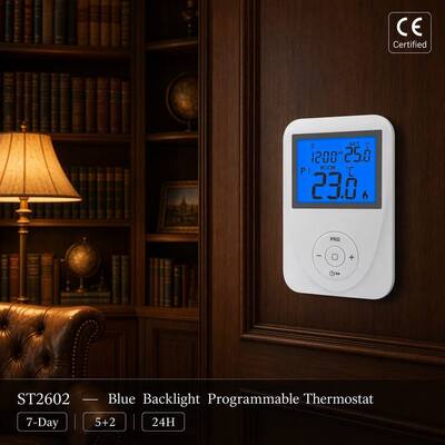 Schakelstroom 6 A 2 A Inductieve laadruimteverwarming 7 dagen Thermostaat Temperatuurregelaar Verhoogd vloerpaneel 130 X 86 X 28 mm zonder houder Duurzaam modulair vloersysteem