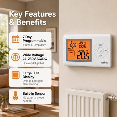 Slimme Home Integratie Heteluchtketel met Temperatuurregeling Thermostaat en Energiebesparende Functies Ontworpen voor Verwarming