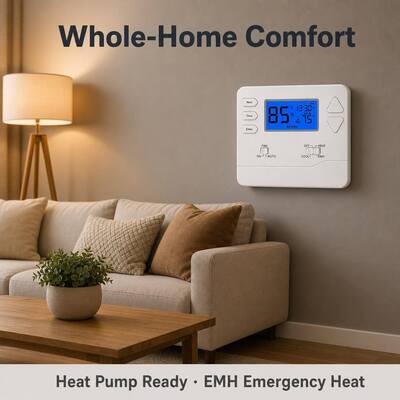 Betrouwbare werking Lucht-Water Warmtepomp Thermostaat met Interne NTC Sensor in VERWARMINGS Modus
