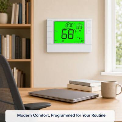 Programmeerbare 7-DAAGSE Coiiwsei Thermostaat voor Kamer Airconditioning Unit