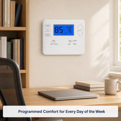 Miuputake STN625 Warmtepomp Thermostaat 7 Dagen Programmeerbaar en 2 Warmte 1 Koeling