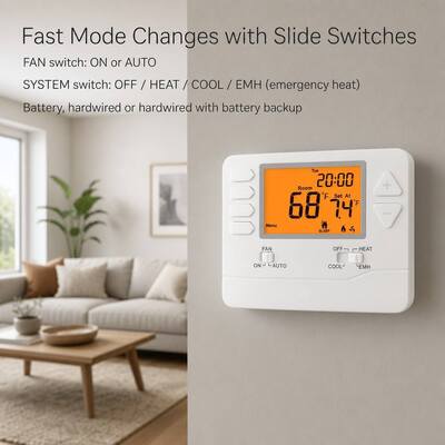 Suuwer Houd Uw Huis Comfortabel en Bespaar Energie met een 7-daagse Programmeerbare Thermostaat Digitale Display