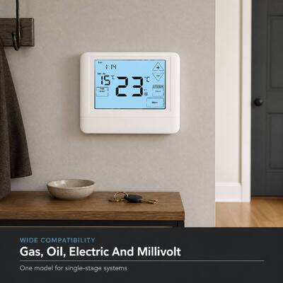 STN855 LCD Display Touch Screen Digitale Bedrade Verwarming en Koeling Airconditioning Thermostaten Temperatuurregelaar voor Warmtepomp