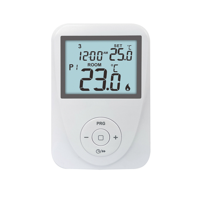 Riseem Keypad Lockout Gas Heater Thermostaat Groene achtergrondverlichting Handmatige overschrijding