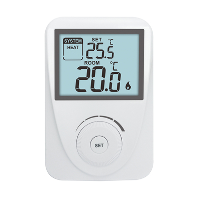 Riseem CE Witte ABS + PC Gasketel En Elektrische Verwarmkamer Niet-programmeerbare Thermostaat Voor Huishouden