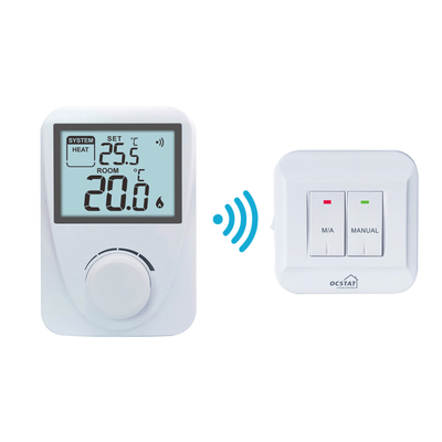 Riseem RF868 MHz Verwarming en gasketelruimte Niet-programmeerbare draadloze RF-thermostaat / draadloze digitale kamerthermostaat