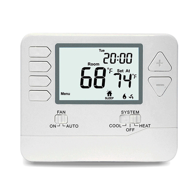 Digitaal Huis 7 dag Programmeerbare Thermostaat met Grote LCD In werking gestelde het Schermbatterij