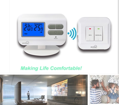 Riseem Electronic RF Non - Programmable vloerverwarming thermostaat met 2 * AAA maat batterij