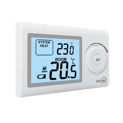 Riseem Office Draadloze gasketel thermostaat met grote schakelaar verstelbare knop