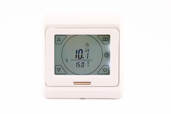 Kleine Touch screen Programmeerbare Water het Verwarmen Thermostaat met Temperatuurcontrolemechanisme