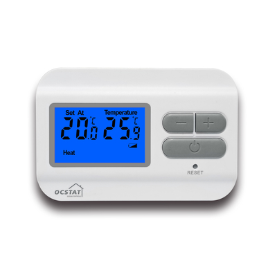 Witte Huishoudenairconditioning Getelegrafeerde Zaal Thermostaat met LCD Vertoning
