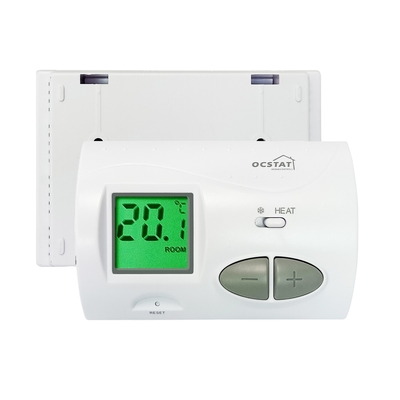 Het witte Omron-Relais telegrafeerde Verwarmde Vloerthermostaat voor Binnenslaapkamer