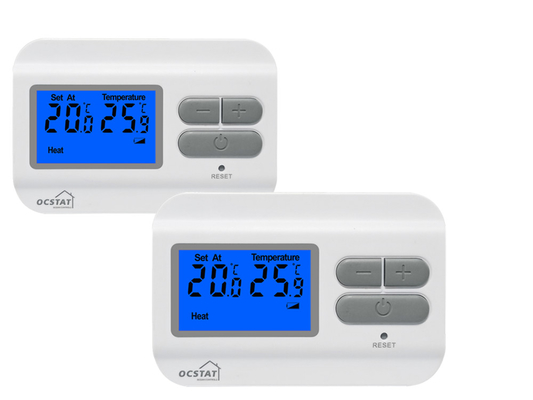 Riseem Vloerverwarming Digitale kamer thermostaat wekelijks programmeerbaar met LCD-scherm