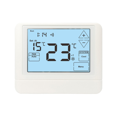 de dag van 24V Wifi 7 of 5/1/1 Programmeerbare Zaal het Toetsenborduitsluiting van de Thermostaatnauwkeurigheid ±1°C