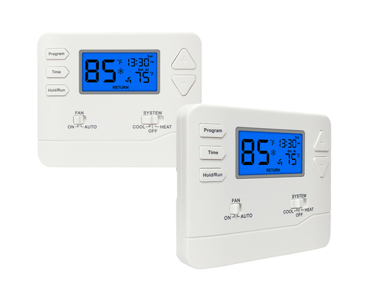 Riseem LCD-scherm Digitaal kamertermostaat Elektronisch programmeerbaar verwarmingstemperatuurcontroller