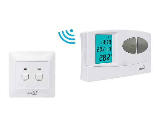 Riseem EL Achterlicht Wekelijkse programmeerbare RF-kamertermostaat voor vloerverwarming