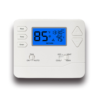 2 Warmte / 1 Koeling 0,5°C nauwkeurigheid 24V Digitale niet-programmabele stijgingsthermostaat voor warmtepomp
